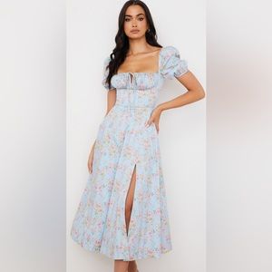 princess polly baby blue dress House of CB | Dresses | House Of Cb Debutante Black Moire Satin Backless  Midi Dress main image 0